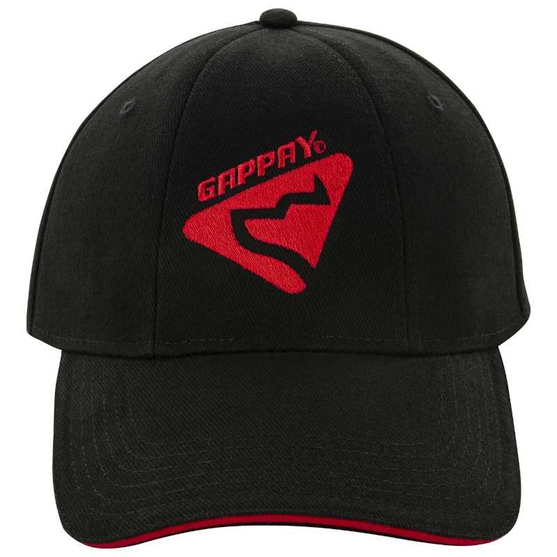 Baseball sapka Gappay (fekete-piros), 0997-E
