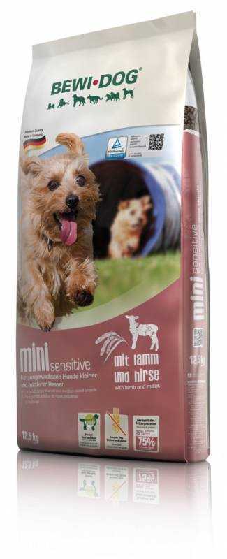 Bewi-Dog Mini Sensitive 12,5 kg báránnyal és kölessel, 509725