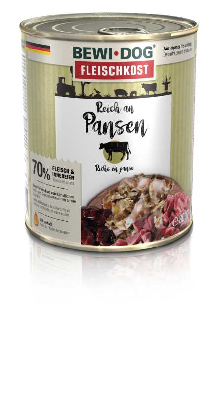 Színhús pacalban gazdag 800 g Bewi-Dog, 518815