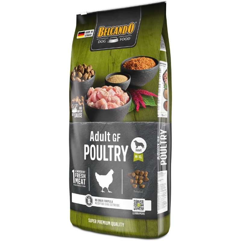Belcando Adult GF Baromfival 12,5 kg (gabona nélkül) - friss hússal, 556225