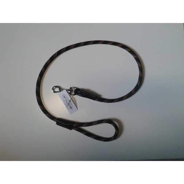Körperlon póráz fekete 1,6m/15 mm, BB028