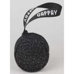 Labda francia anyagból kemény, fogantyúval (11 cm) - Gappay, 0724H